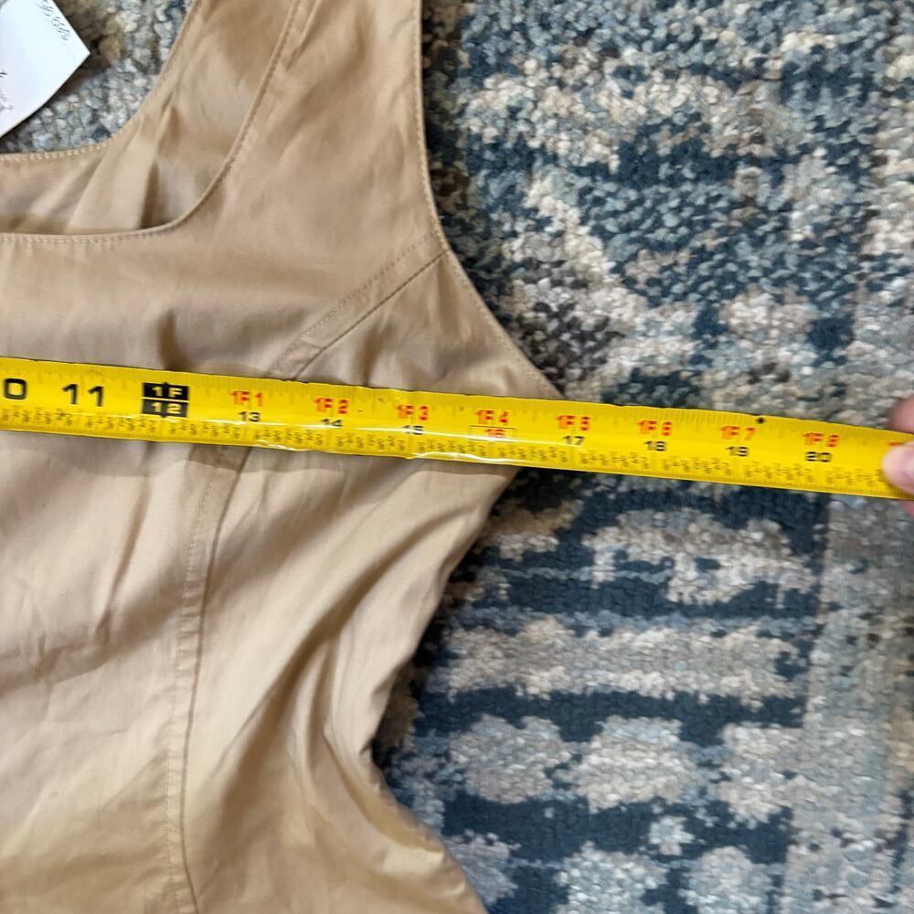 Gap Square Neck Mini Dress in Travertine brown - Picture 8 of 10